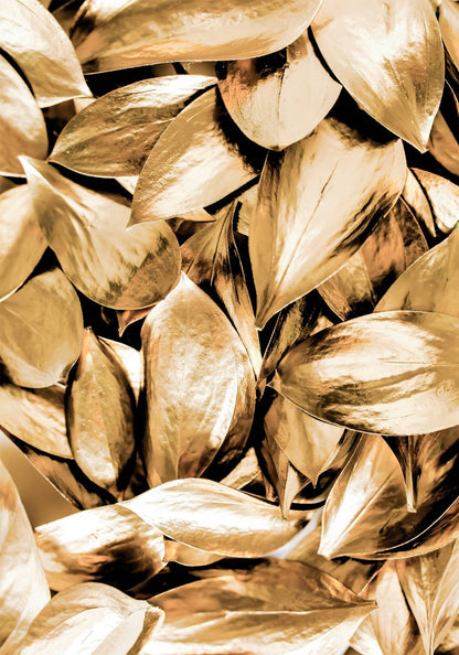 Gold Leaves Poster