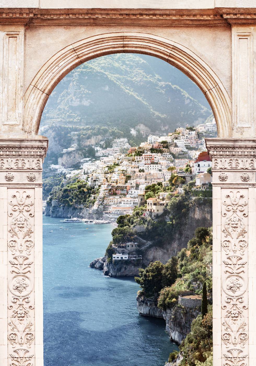 Amalfi Arch Poster