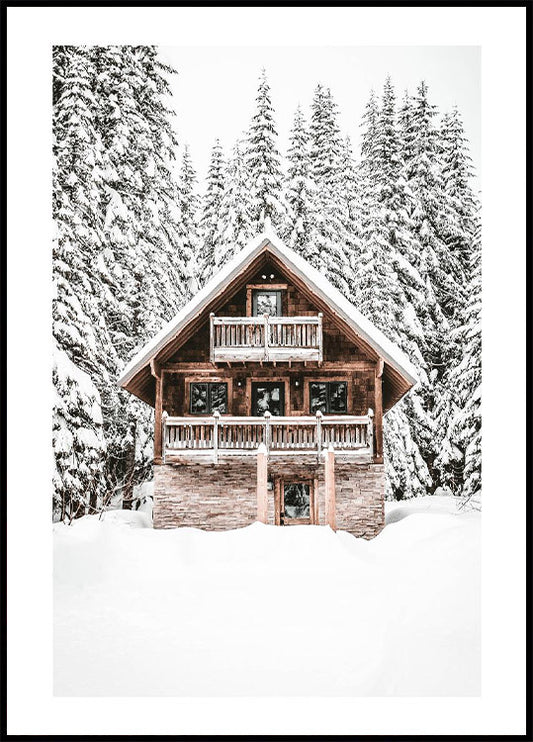 Holiday Cabin Poster