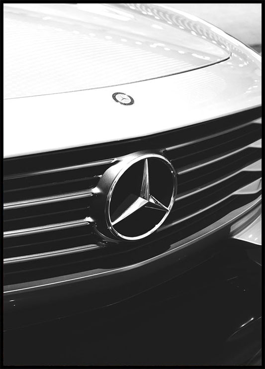 Mercedes Benz Emblem Poster