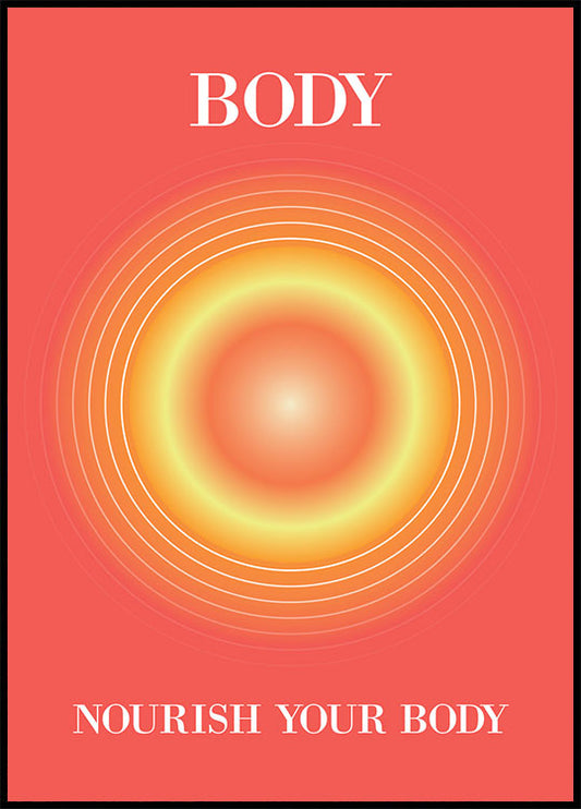Positive Aura Body Poster