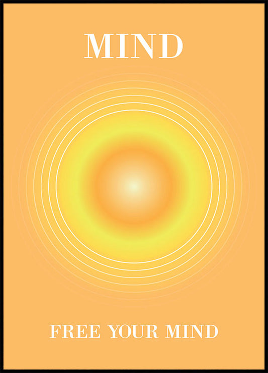 Positive Aura Mind Poster