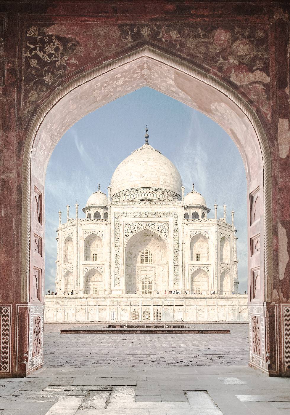 Taj Mahal India Agra Arc Poster