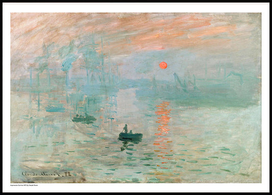 Impression Sunrise 1872 Poster by Claude Monet