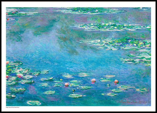 Water Lilies by Claude Monet 1906 Poster