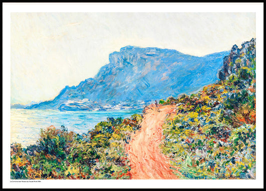 La Corniche near Monaco by Claude Monet (1884) Poster