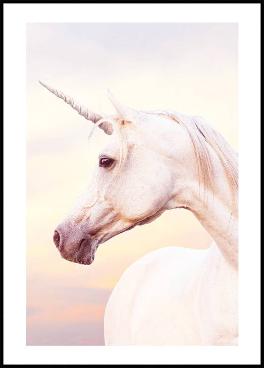 Unicorn Portrait Poster