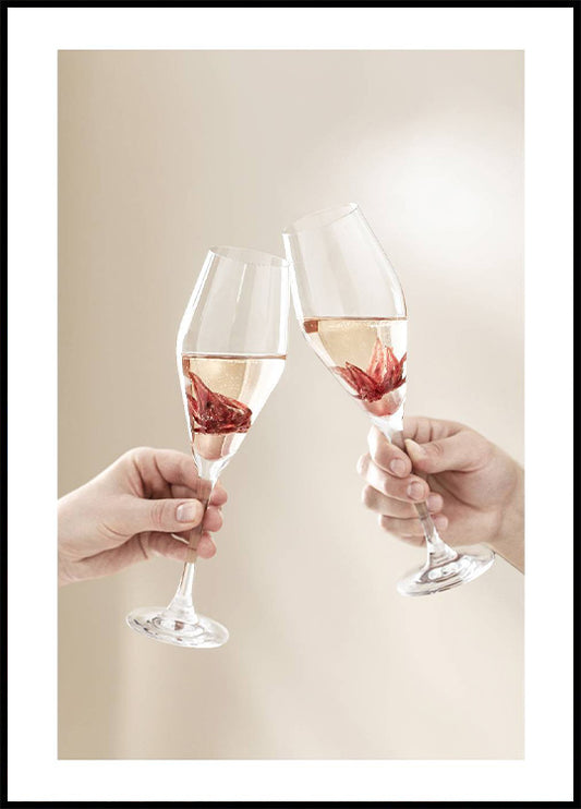 Champagne Toast Poster