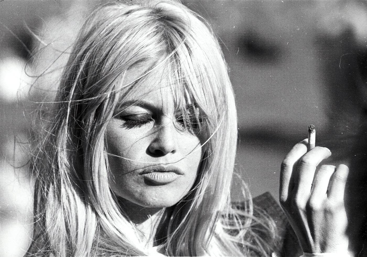 Brigitte Bardot with Cigar Poster