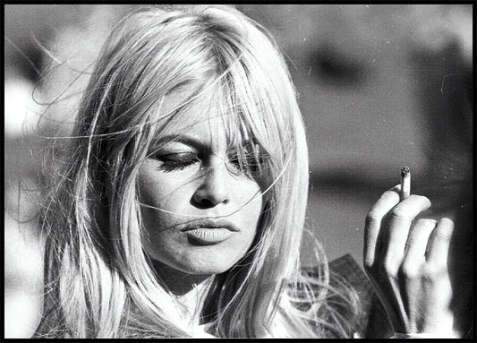 Brigitte Bardot with Cigar Poster