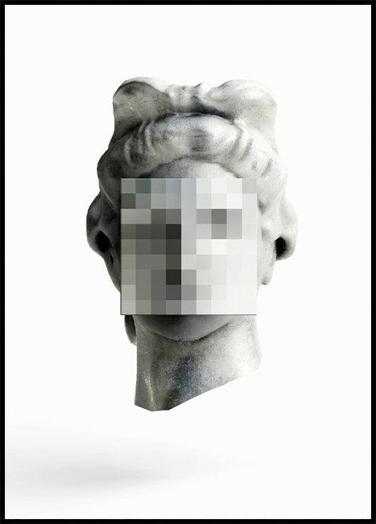 Anonymous Statue Poster