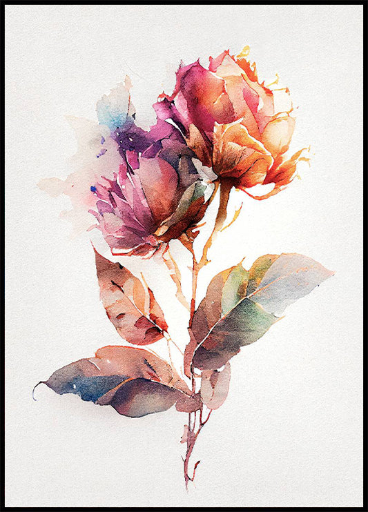 Colorful Flowers Poster