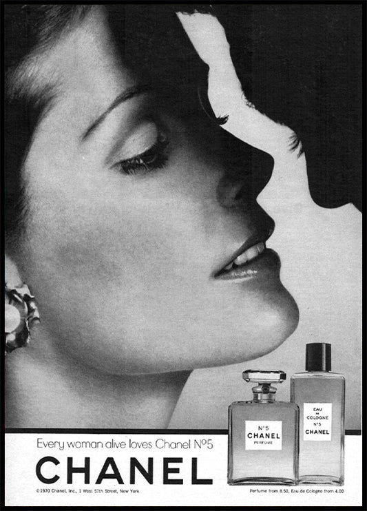 Chanel No. 5 1970 Poster