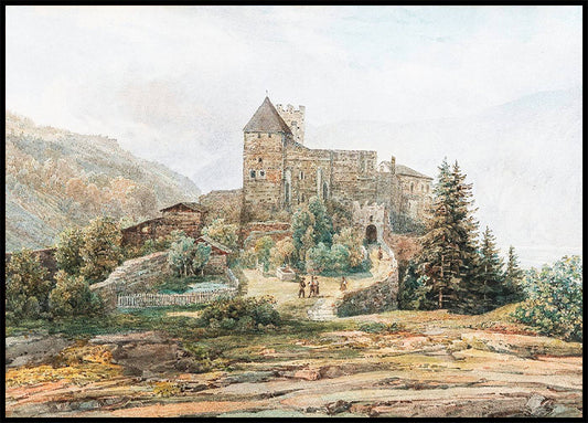 Trostburg Castle in the Eisack Valley Poster