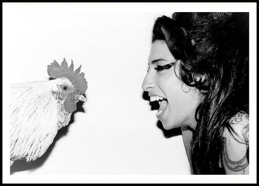 Amy Winehouse Rooster Poster