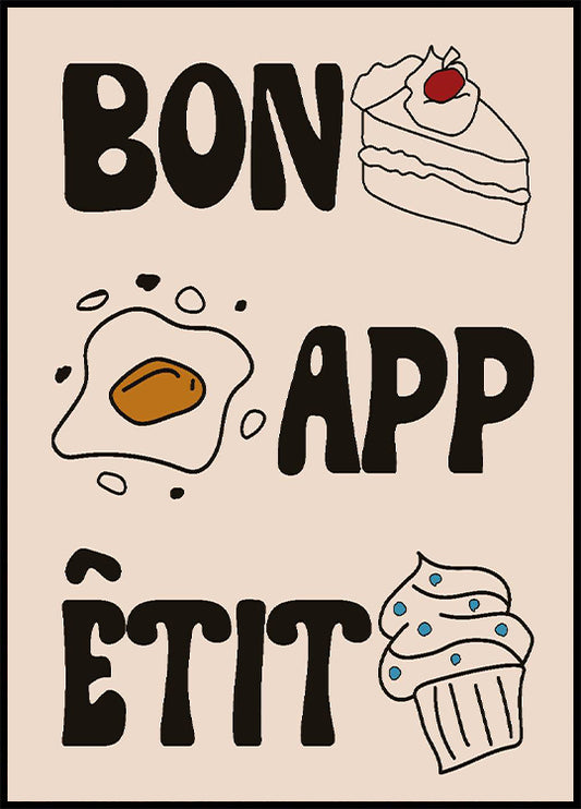 Bon Appétit Poster
