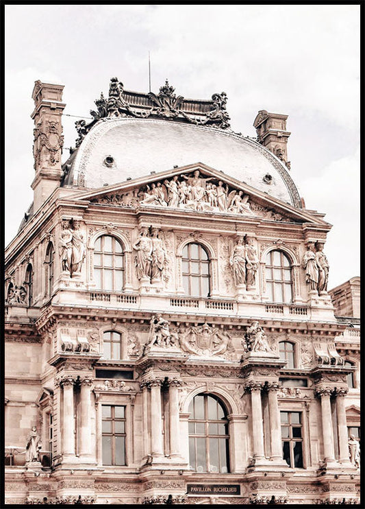 Pavillon Richelieu, Palais du Louvre Paris Poster
