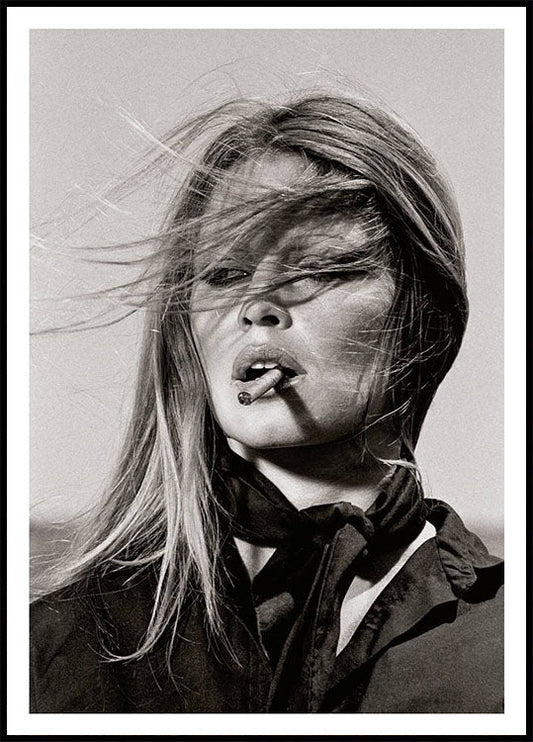 Brigitte Bardot Portrait Poster