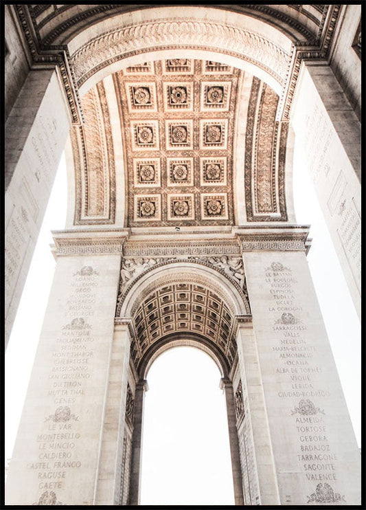 The Arc de Triomphe in Paris Poster