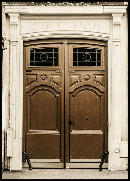 Front Door in Paris Poster