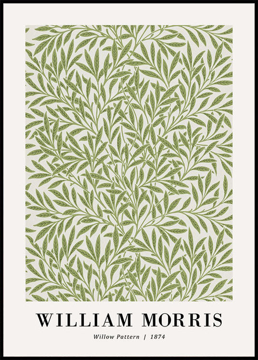 William Morris Willow Pattern 1874 Poster