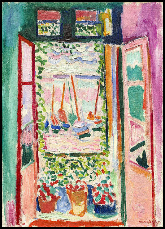 Open Window by Henri Matisse (1905) Poster