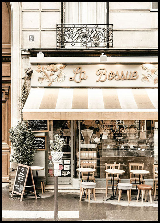 Cafe in Paris Poster