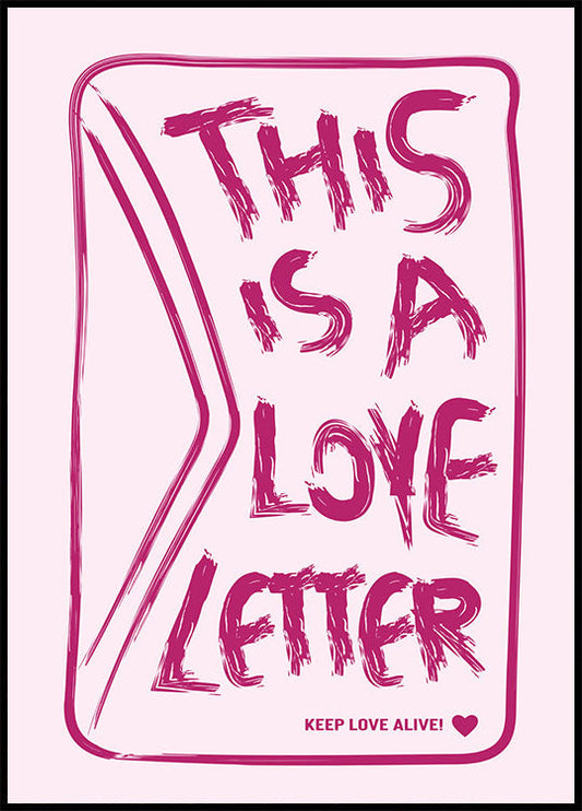 This Is a Love Letter Poster