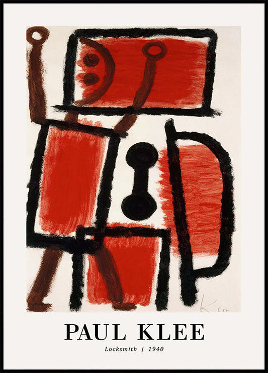 Locksmith 1940 by Paul Klee Poster