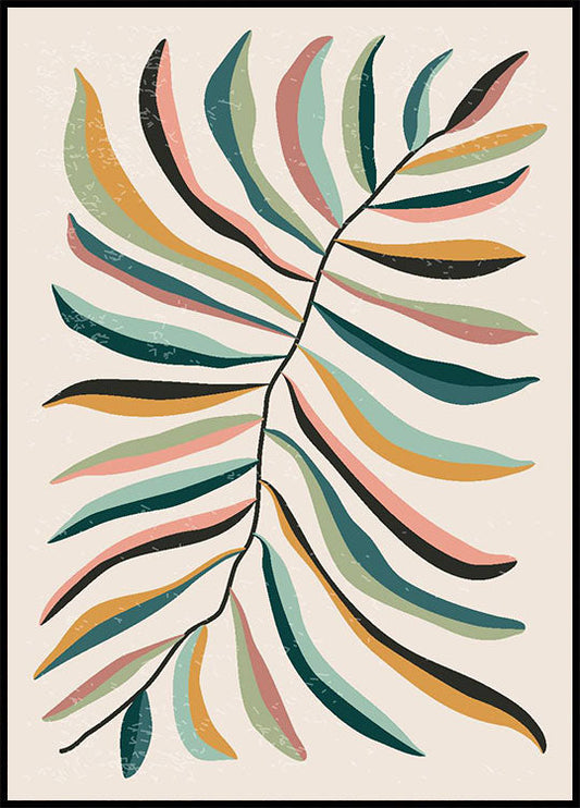 Minimalism Botanical Leaves Poster