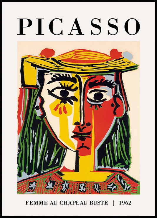 Pablo Picasso -  El Rostro 1962 Poster