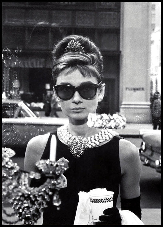 Audrey Hepburn Breakfast at Tiffany’s Poster