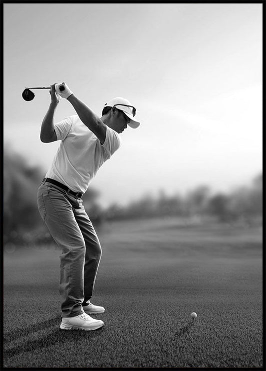 Golf Driver Swing Poster