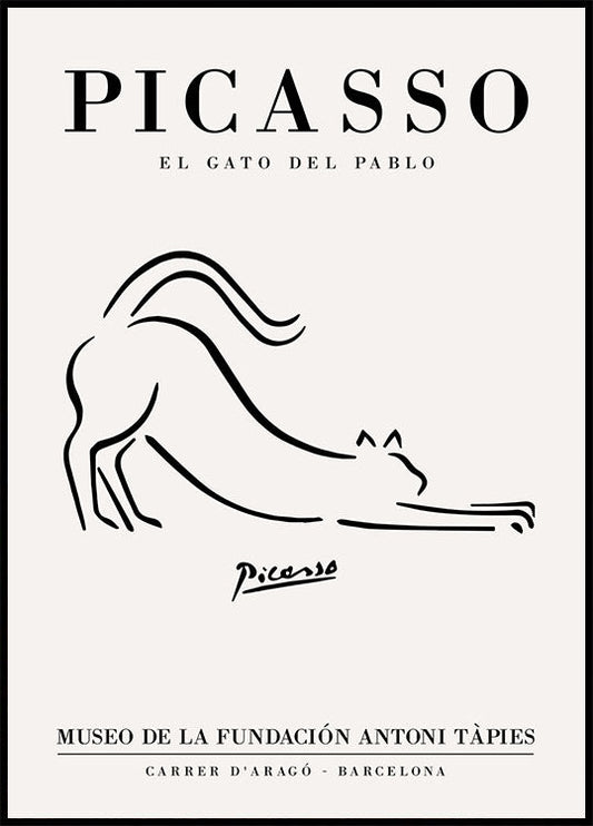 Pablo Picasso El Gato Poster