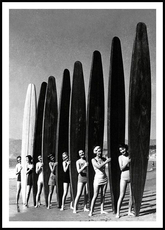 Catch the Waves - Women Surfers Poster
