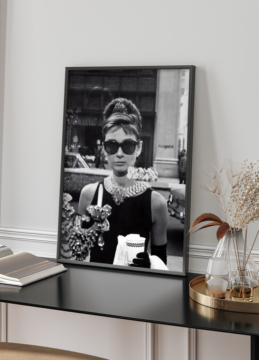 Audrey Hepburn Breakfast at Tiffany’s Poster