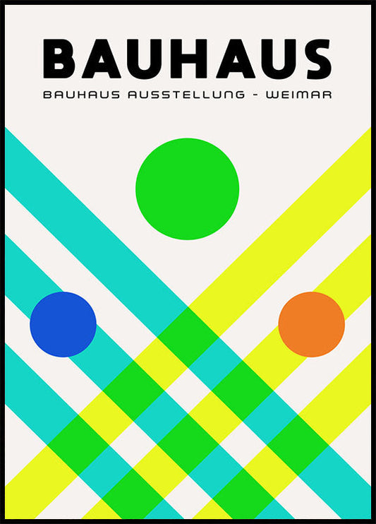 Bauhaus Geometric Poster