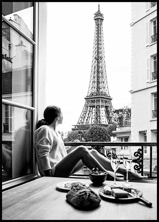 Breakfast In Paris Poster