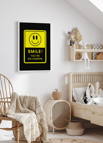 Smile You Are On Camera Poster