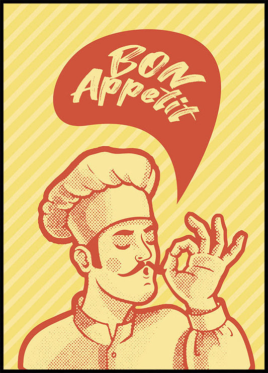 Chefs Bon Appetit Poster