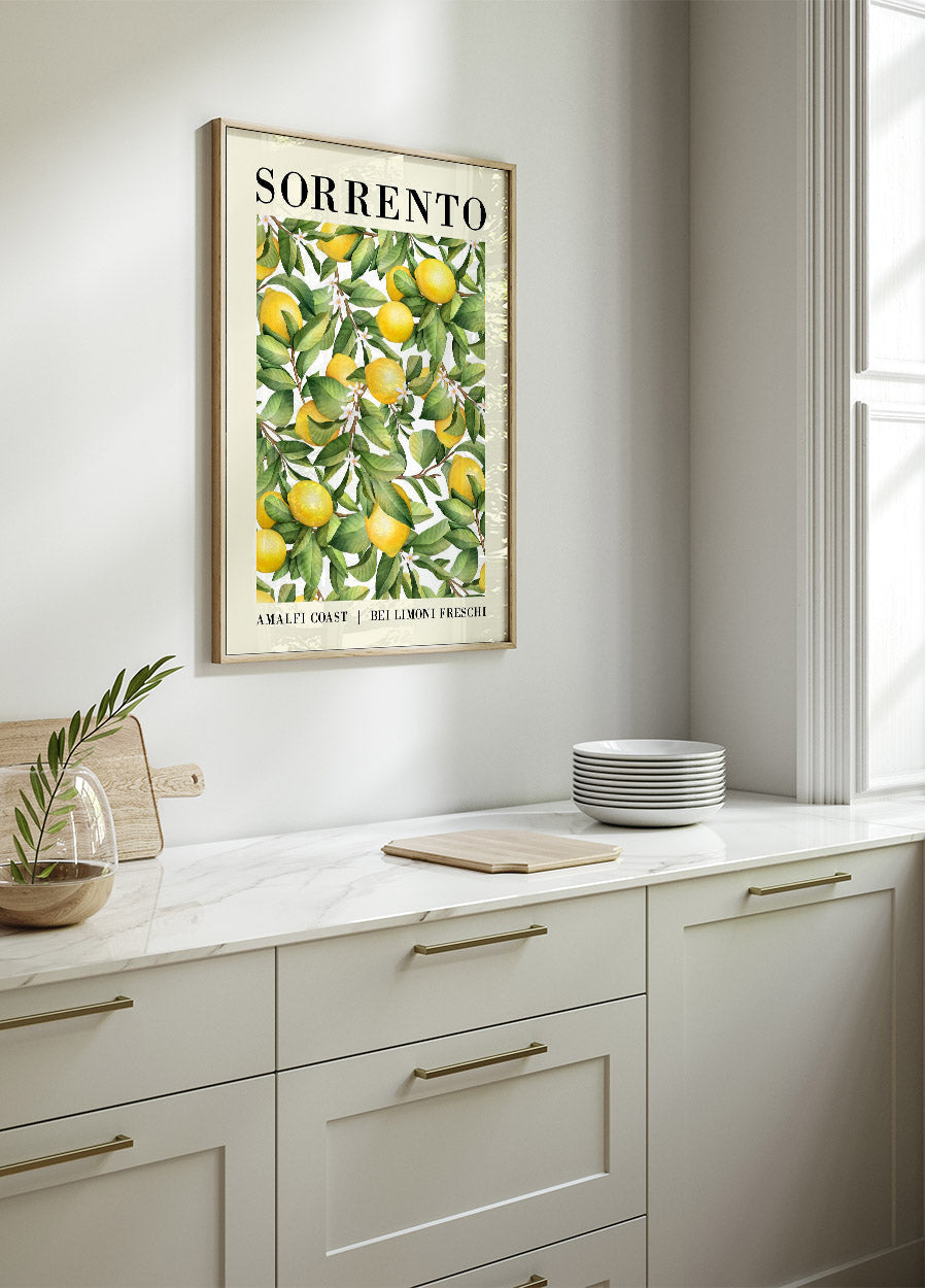 Sorrento Lemon Poster