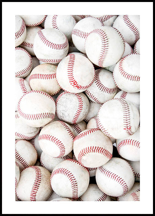 Baseballs Plakat