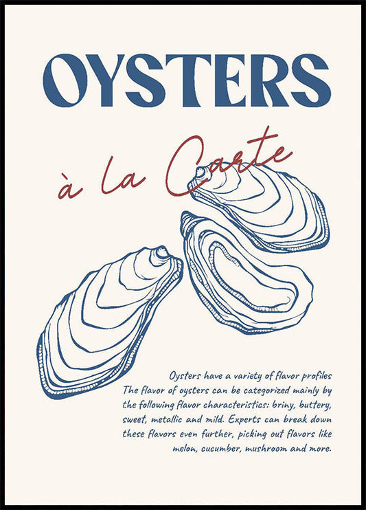 Oysters Plakat