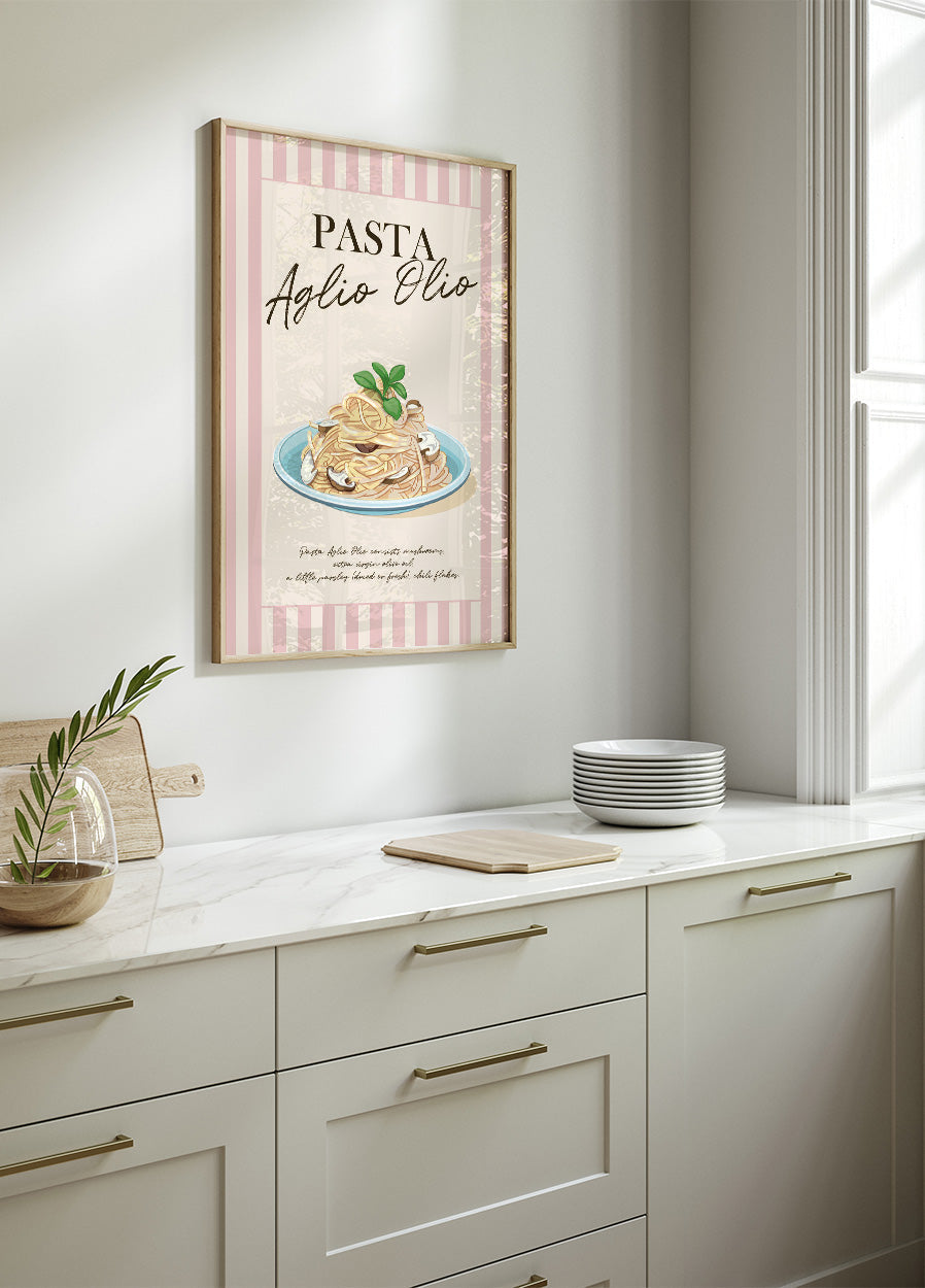 Pasta Aglio Olio Plakat