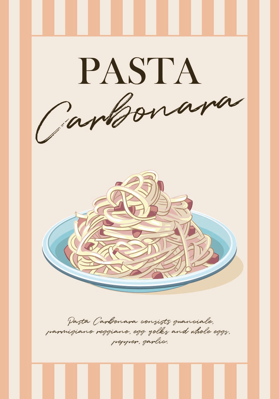 Carbonara Plakat