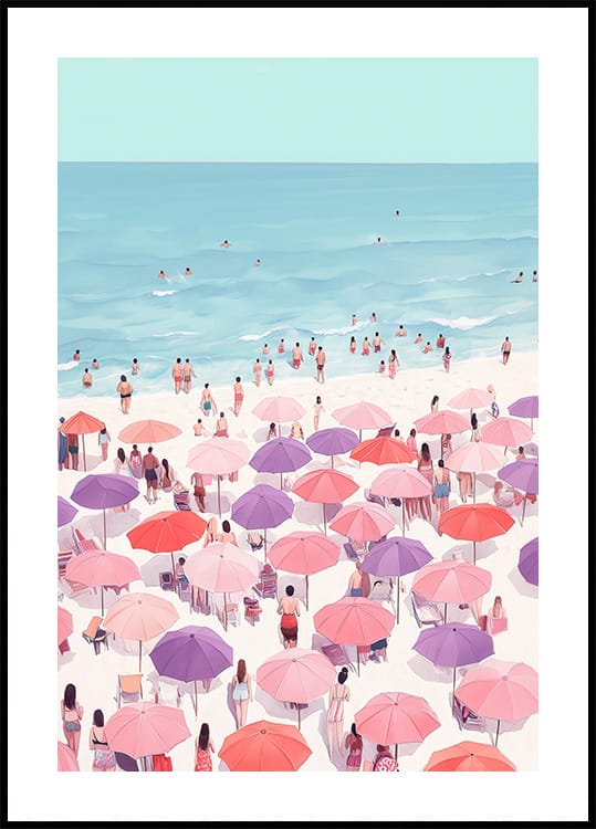 Coastal Beach Aesthetic Plakat