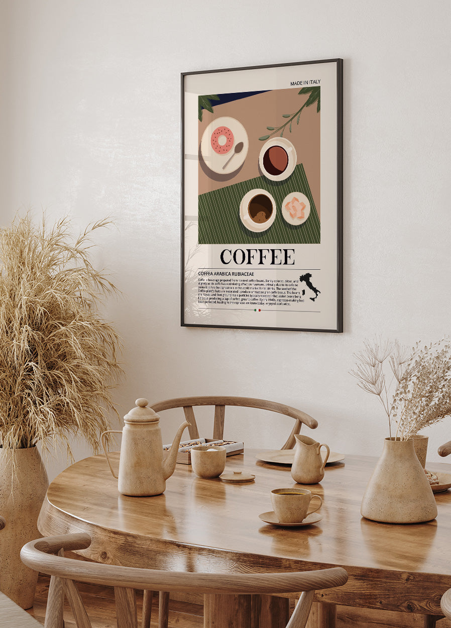 Coffee Made in Italy Plakat