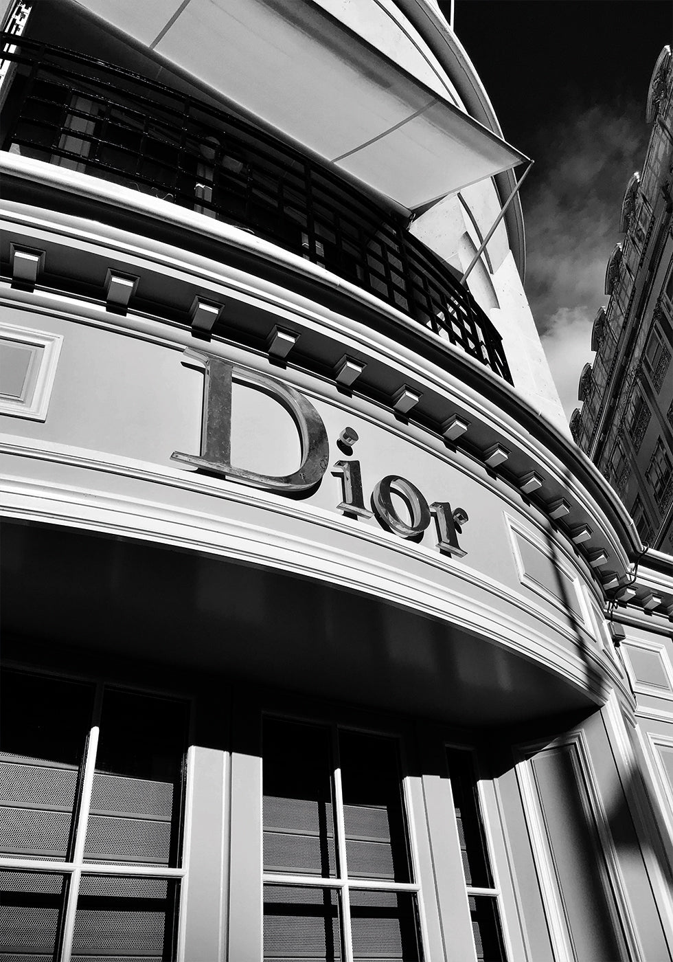 Dior Store Signage Plakat