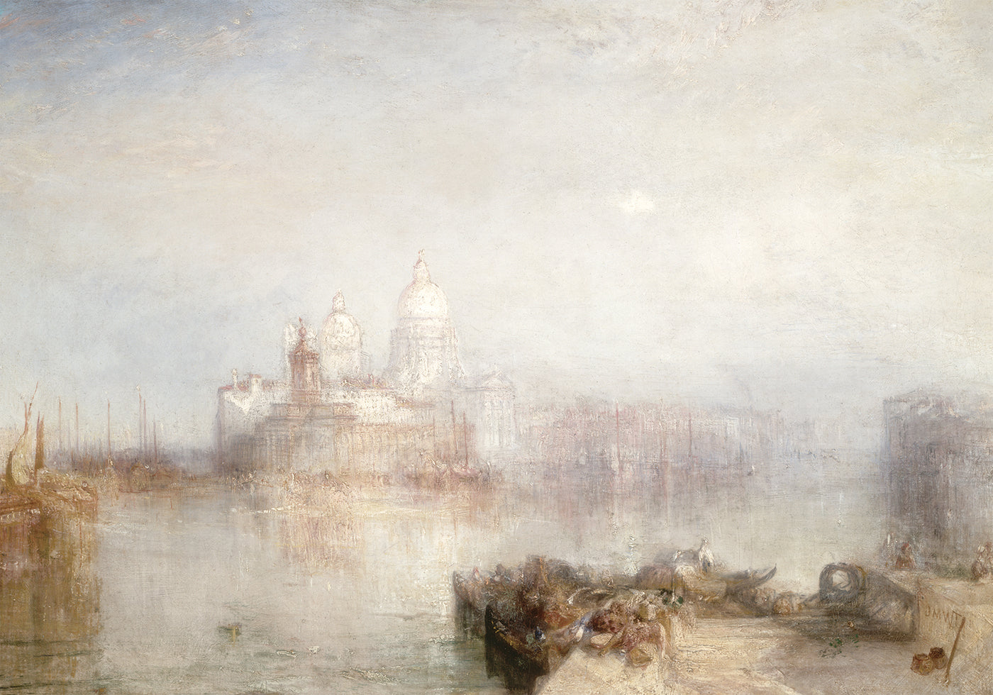 Dogana and Santa Maria By William Turner Plakat