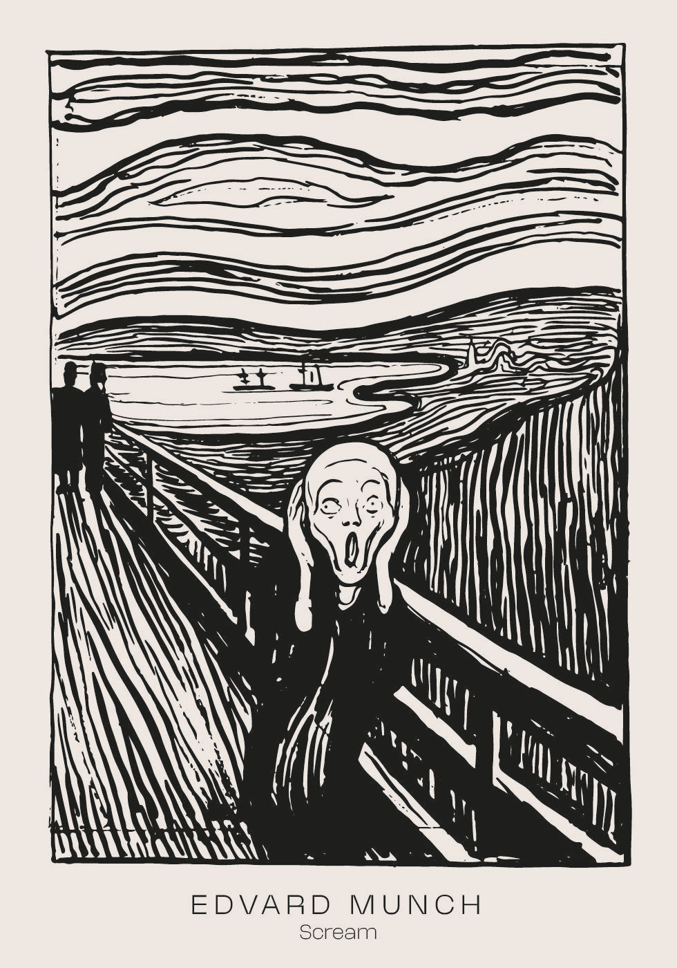 Edvard Munch Scream Plakat